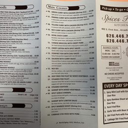 Photos For Spices Thai Kitchen Menu Yelp