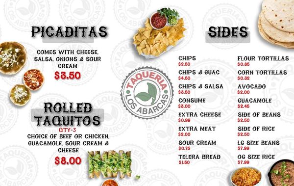 Menu photo 4 Taqueria Los Abarcas San Jacinto, CA