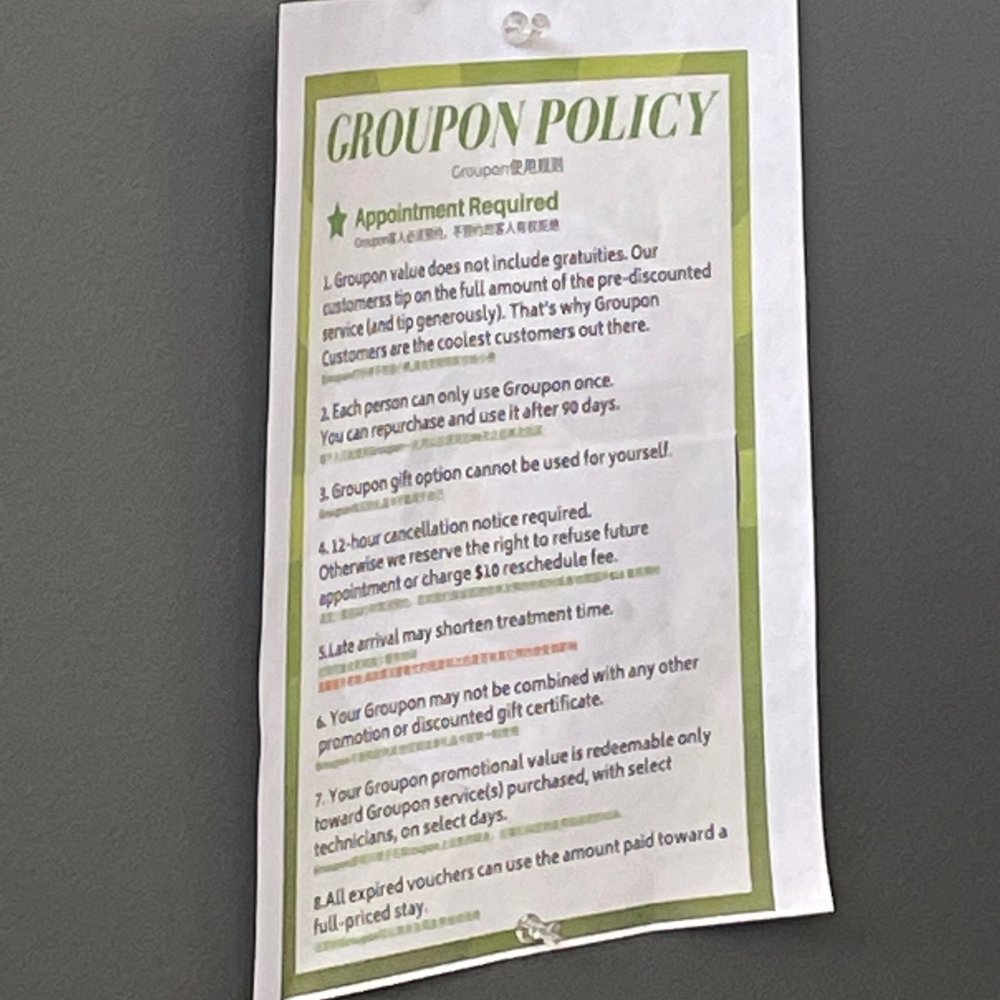 5-8-2022. not sure if they have Groupons available but this sign was posted.