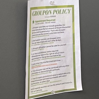 NY Foot Spa - 5-8-2022. not sure if they have Groupons available but this sign was posted. - Massage Near Me - Carrollton, Texas NY Foot Spa - 5-8-2022. not sure if they have Groupons available but this sign was posted. - Massage Near Me - Carrollton, Texas