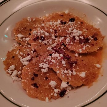 Sister Restaurant - Calabrian chili ravioli - Italian Near Me - Dallas, Texas Sister Restaurant - Calabrian chili ravioli - Italian Near Me - Dallas, Texas