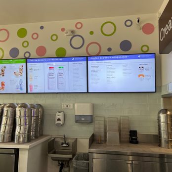 Creamistry - the menus of a coffee shop - Ice Cream & Frozen Yogurt Near Me - Gilbert, Arizona