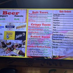 Maria's Taco Shop - Menu 1/6/24