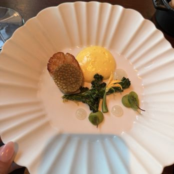 Auro - Scallop dish - New American Near Me - Calistoga, California