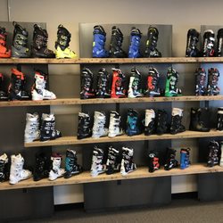 BestFit Boots - "Boot wall" great mix of steel & wood