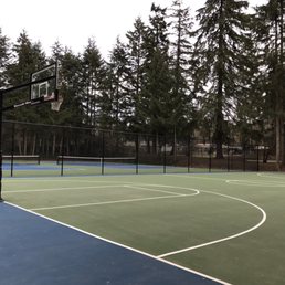 New tennis and basketball courts! New tennis and basketball courts!
