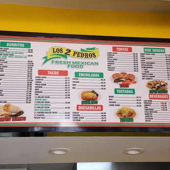 Los 2 Pedros - Menu - Mexican Near Me - San Diego, California Los 2 Pedros - Menu - Mexican Near Me - San Diego, California