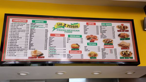 Menu photo 8 Los 2 Pedros San Diego, CA Menu photo 8 Los 2 Pedros San Diego, CA