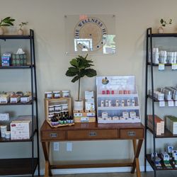 The Wellness Hub - They have a nice selection of organic skin care products.