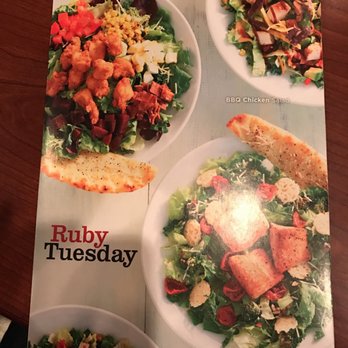 Ruby Tuesday - Menu cover - Burgers Near Me - Lincoln, Nebraska Ruby Tuesday - Menu cover - Burgers Near Me - Lincoln, Nebraska