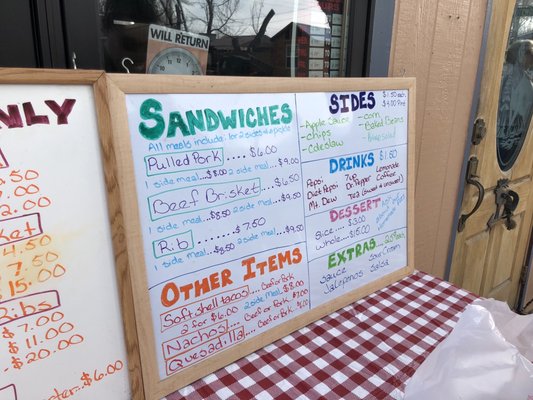 Menu photo 5 AB BBQ Cheyenne, WY