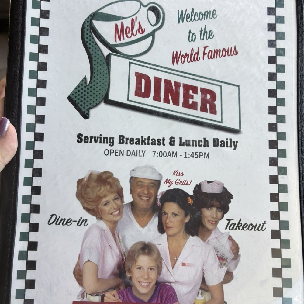 Mel's Diner - Menu front - Diners Near Me - Phoenix, Arizona Mel's Diner - Menu front - Diners Near Me - Phoenix, Arizona