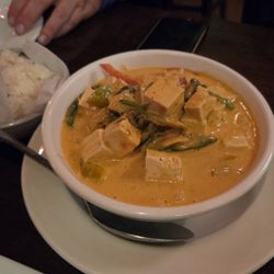 Wild Orchid - Red curry with fresh tofu and sticky rice