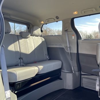 Sharp Detail - Back seat interior after detailing - Auto Detailing Near Me