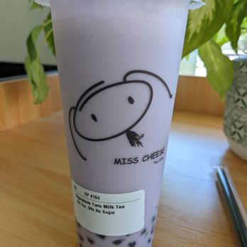 Miss Cheese Tea Cafe - Taro milk tea no ice 0% sugar - Bubble Tea Near Me - Pasadena, California Miss Cheese Tea Cafe - Taro milk tea no ice 0% sugar - Bubble Tea Near Me - Pasadena, California
