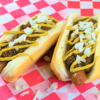 Heck Ya - Filly (chili) dogs with mustard and onion - Fast Food Near Me - Youngstown, Ohio Heck Ya - Filly (chili) dogs with mustard and onion - Fast Food Near Me - Youngstown, Ohio