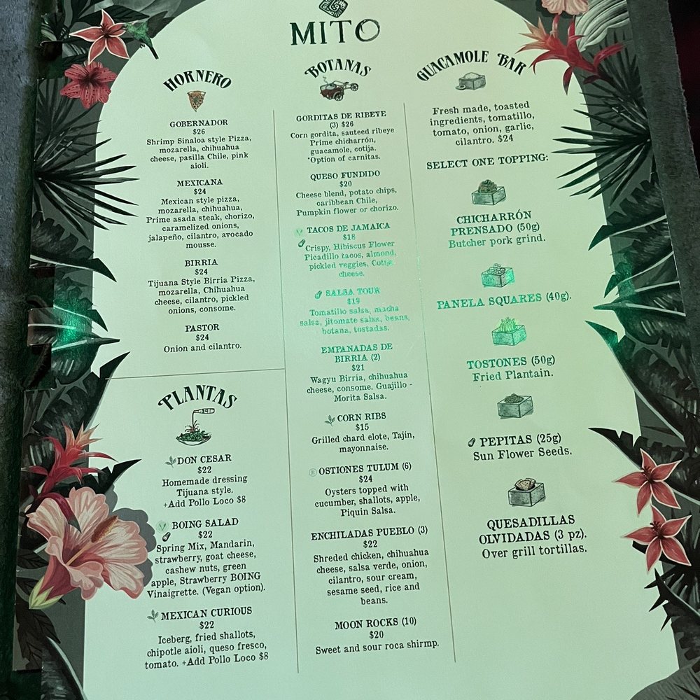 Mito - Menu - Latin American Near Me - Roseville, Minnesota Mito - Menu - Latin American Near Me - Roseville, Minnesota