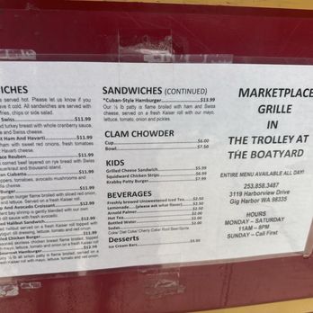 The Trolley @ the Boatyard - Menu - Food Trucks Near Me - Gig Harbor, Washington The Trolley @ the Boatyard - Menu - Food Trucks Near Me - Gig Harbor, Washington