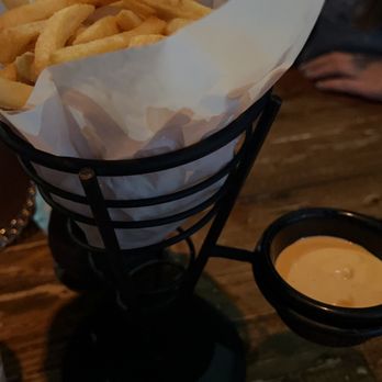 Otto Izakaya - Izakaya fries: roasted garlic salt served with spicy mayo - Japanese Near Me - Greenville, South Carolina Otto Izakaya - Izakaya fries: roasted garlic salt served with spicy mayo - Japanese Near Me - Greenville, South Carolina