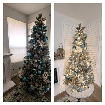 The Shutter Guys - Before & After with new Shutters installed & my beautiful tree :) - Shades & Blinds Near Me - Escondido, California