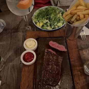 Flat Iron - Steak, salad, and drink - Steakhouses Near Me - Shoreditch, XGL Flat Iron - Steak, salad, and drink - Steakhouses Near Me - Shoreditch, XGL