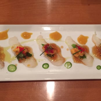 Amagi Sushi - Halibut & Uni Carpaccio. - Sushi Bars Near Me - Riverside, California