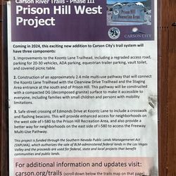 Prison Hill Recreation Area - Bravo Carson City for your investment in recreation