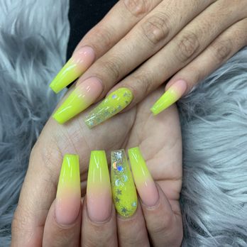 Nail Boutique & Spa - Ombre Nails Glows in the Dark - Nail Salons Near Me - Dothan, Alabama