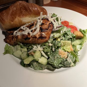 Charleston's - Salmon Caesar Salad very good - American Near Me - Norman, Oklahoma Charleston's - Salmon Caesar Salad very good - American Near Me - Norman, Oklahoma