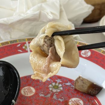 China Max Dumpling House - Pork XLB (6pcs) -- weird & gross fatty piece that ruined my appetite - Chinese Near Me - San Diego, California China Max Dumpling House - Pork XLB (6pcs) -- weird & gross fatty piece that ruined my appetite - Chinese Near Me - San Diego, California