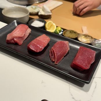 Sushi Nakazawa - Bluefin tuna four ways - Japanese Near Me - Washington, DC, District of Columbia