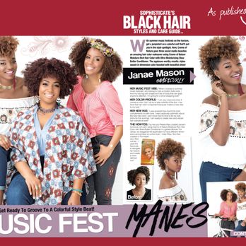 Creme Of Nature Ad For Sophisticate S Black Hairstyles Magazine