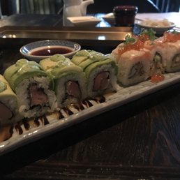 Wow - what a find! Katsuro roll (right) and Tuna Tataki roll (left). Solid solid sushi here!! Wow - what a find! Katsuro roll (right) and Tuna Tataki roll (left). Solid solid sushi here!!