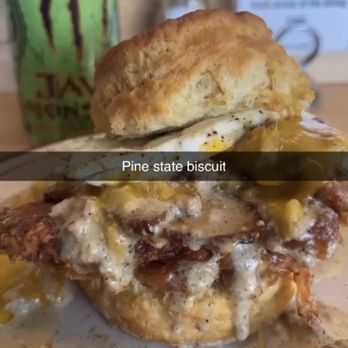 Pine State Biscuits - Reno - Reggie Deluxe with Sausage gravy - Breakfast & Brunch Near Me - Reno, Nevada Pine State Biscuits - Reno - Reggie Deluxe with Sausage gravy - Breakfast & Brunch Near Me - Reno, Nevada