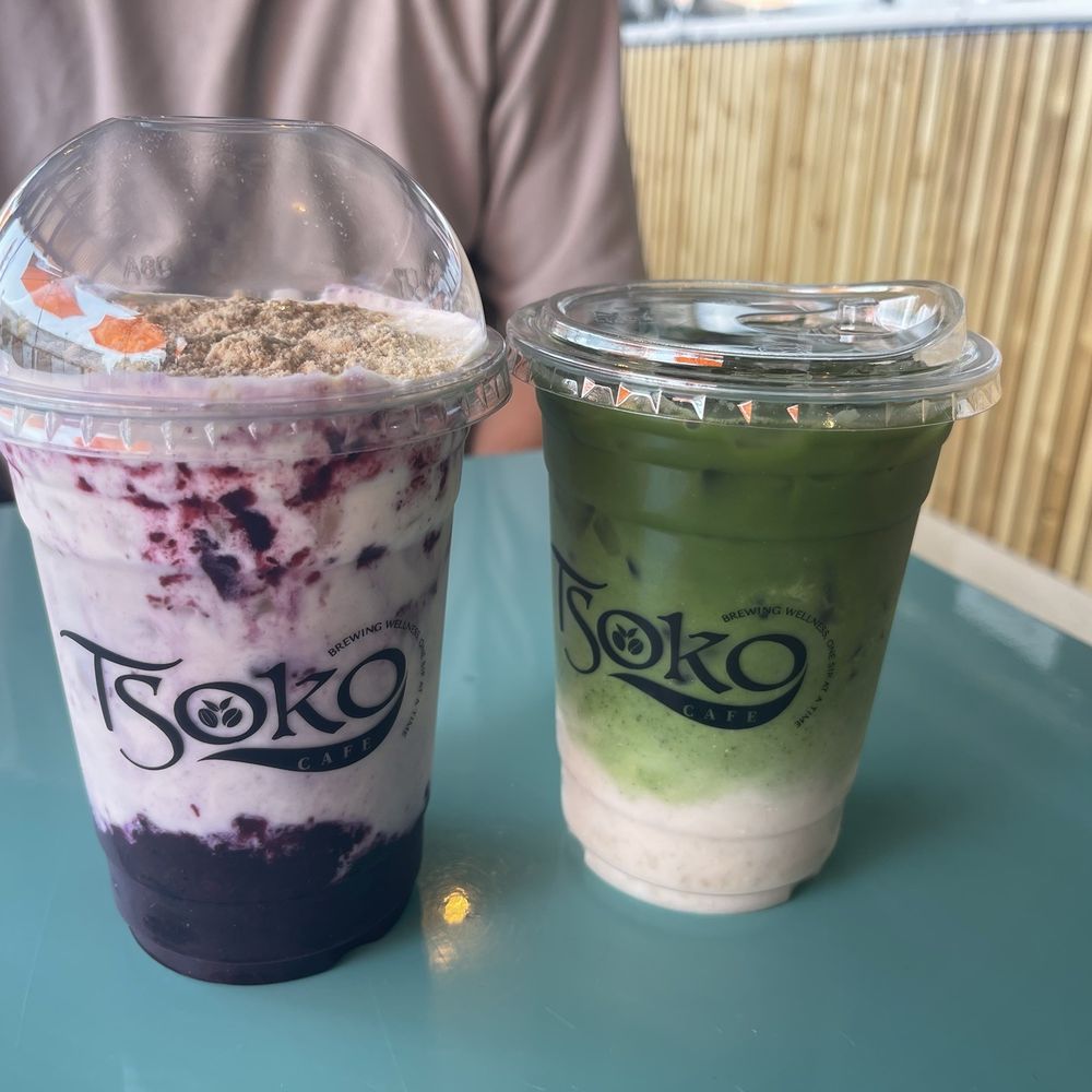 Tsoko Cafe - Blueberry cloud latte and banana matcha - Coffee & Tea Near Me - Redlands, California Tsoko Cafe - Blueberry cloud latte and banana matcha - Coffee & Tea Near Me - Redlands, California