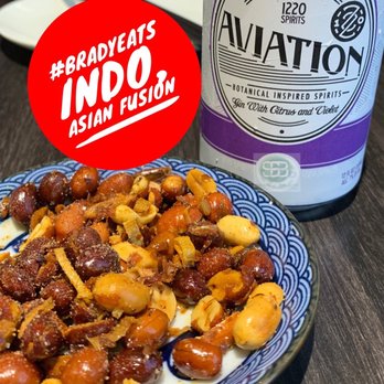 Indo - #BradyEats we split a can of 1220 Aviator (hey, it was lunch on a work day) & their spiced nuts which I really enjoyed. - Pan Asian Near Me - St. Louis, Missouri