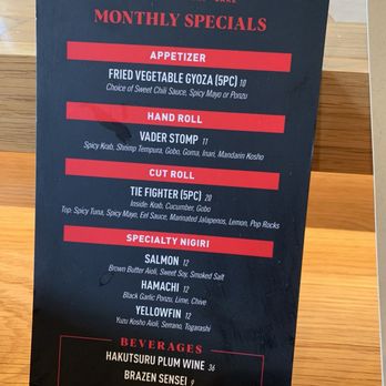 Temaki Bar Sushi - April 2024 special menu - Sushi Bars Near Me - Encinitas, California