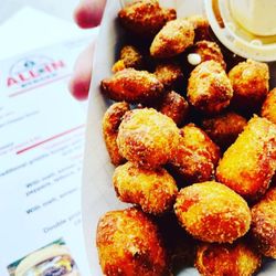 All In Burger - Cheese Curds with All In Sauce