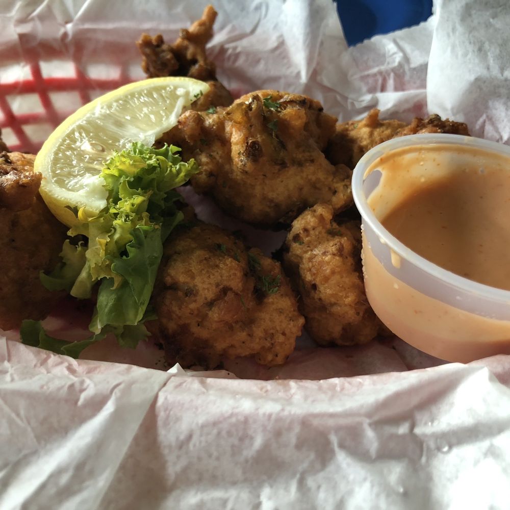 Squid Lips - Conch Fritters - Seafood Near Me - Cocoa Beach, Florida Squid Lips - Conch Fritters - Seafood Near Me - Cocoa Beach, Florida