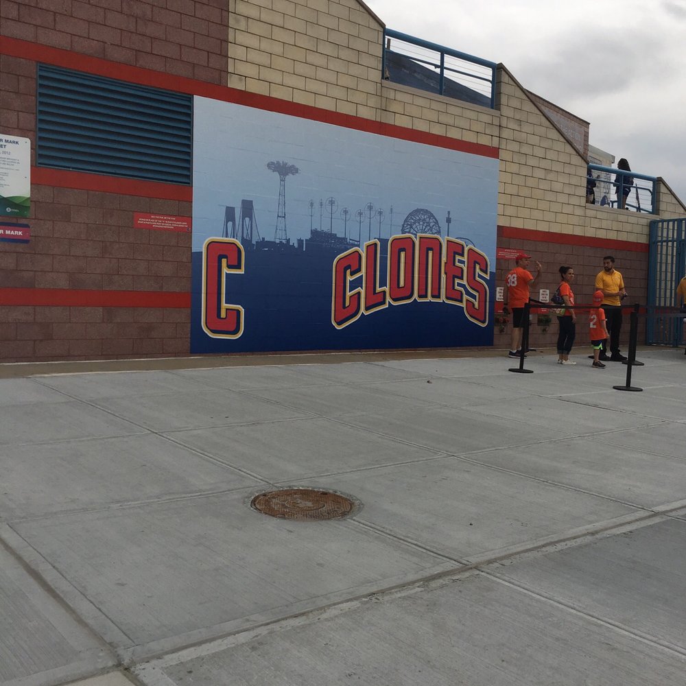 MCU Park - Sign outside the stadium. - Stadiums & Arenas Near Me - Brooklyn, New York