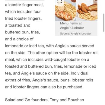 Angie's Lobster - Article about the brand new Angie's Lobster concept, part 1 - Seafood Near Me - Tempe, Arizona Angie's Lobster - Article about the brand new Angie's Lobster concept, part 1 - Seafood Near Me - Tempe, Arizona