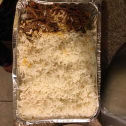 El Palmar Restaurant - Carne ripiada with rice... Which was such a rip off. 1/4 meat and 3/4 of rice