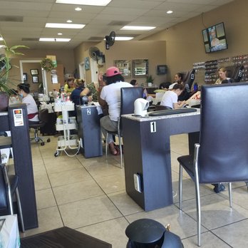 Green Nails Spa - Inside. They have NO PRICES posted until you get to a table and then you'll see. - Nail Salons Near Me - Los Angeles, California Green Nails Spa - Inside. They have NO PRICES posted until you get to a table and then you'll see. - Nail Salons Near Me - Los Angeles, California