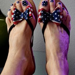 I love my 4th of July Pedicure! I love my 4th of July Pedicure!