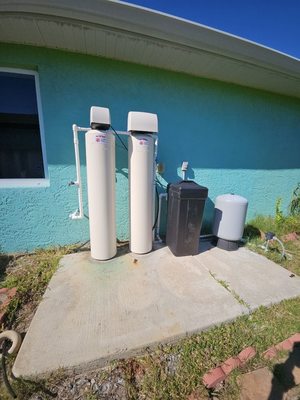 Solutions for Sulfur Bacteria and Bad Odor. - AquaSouthern is dedicated to enhancing the functionality and efficiency of your home's water system with our expert services for well pressure tanks, aerator pumps, and well pumps. Our well pressure tanks are designed to ensure a consistent water flow and pressure throughout your home, eliminating the annoyances of fluctuations and safeguarding your plumbing. Coupled with our aerator pumps, which introduce air into your water to naturally remove dissolved gases, iron, manganese, and sulfur odors, your water quality is significantly improved, making it fresher and more enjoyable for all household uses. Furthermore, our well pumps are the heartbeat of your water supply, designed to deliver water from underground sources to your home with unmatched reliability and efficiency. At AquaSouthern, we specialize in selecting, installing, and maintaining these crucial components to optimize your water system’s performance and longevity. Trust us to bring you the peace of mind that comes with knowing your water system is in expert hands, ensuring clean, safe, and reliable water flow every day.