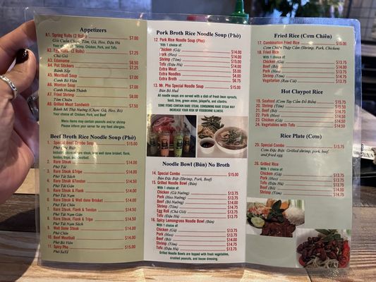 Menu photo 1 Mr Pho Albuquerque, NM