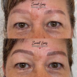Sweet Lines Permanent Cosmetics - Are you in need of a correction from micro-bladed brows done wrong !  Contact me for a free consultation !
