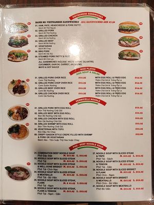 Menu photo 8 Saigon Bistro Concord, CA