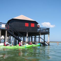 Becalou Canoë Kayak - Cabanes Tchanquées de l'Île aux oiseaux