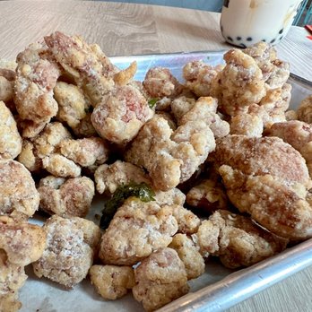 Artea - Taiwanese Popcorn Chicken (yummm! Great flavor, crunchy but could be more crispy) - Bubble Tea Near Me - San Antonio, Texas Artea - Taiwanese Popcorn Chicken (yummm! Great flavor, crunchy but could be more crispy) - Bubble Tea Near Me - San Antonio, Texas